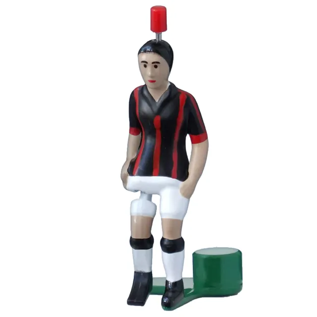 tipp-kick-top-kicker-spielfigur-milan-rot-schwarz image 1