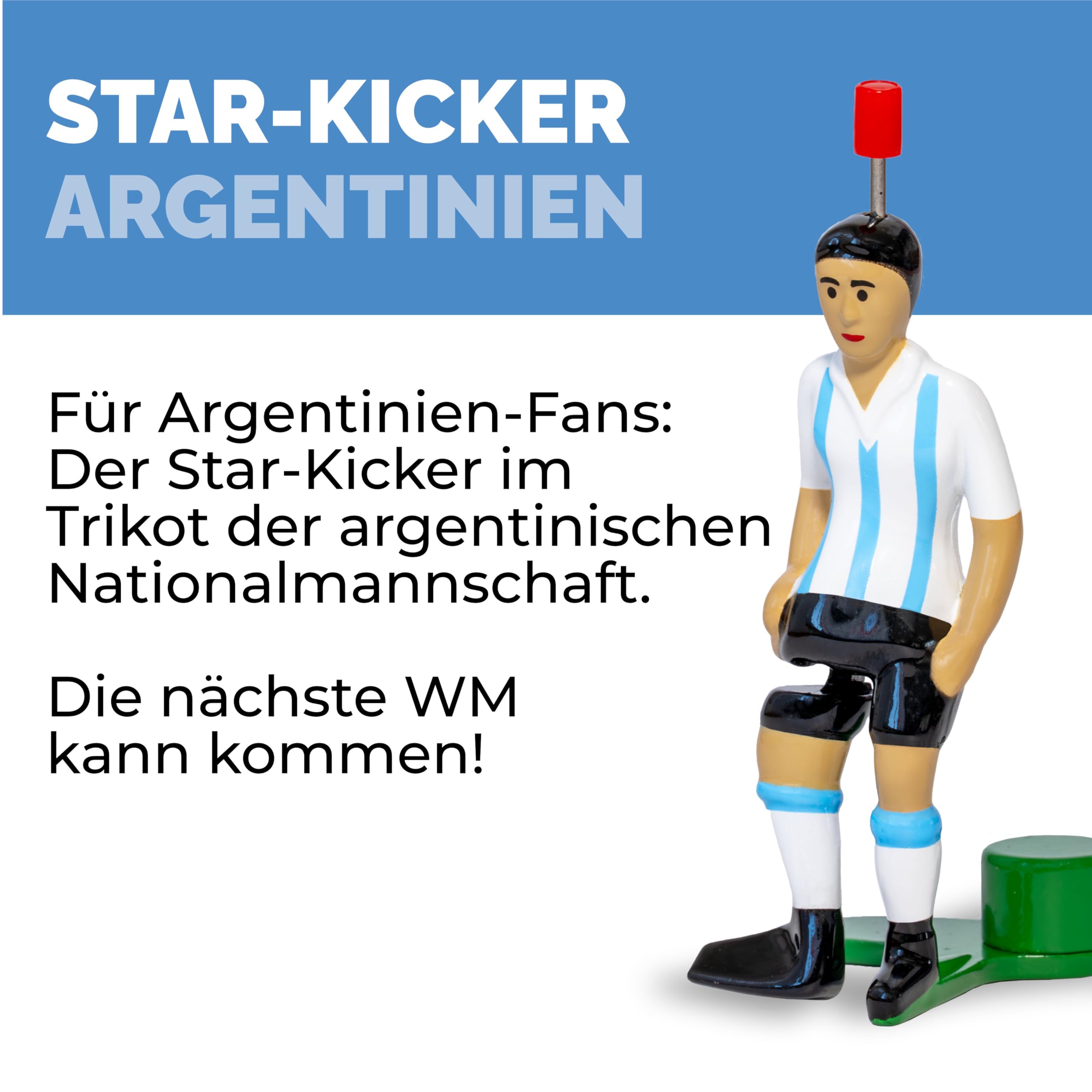 tipp-kick-star-kicker-argentinien-spielfigur-wei-blau-angewinkelter-fu image 2