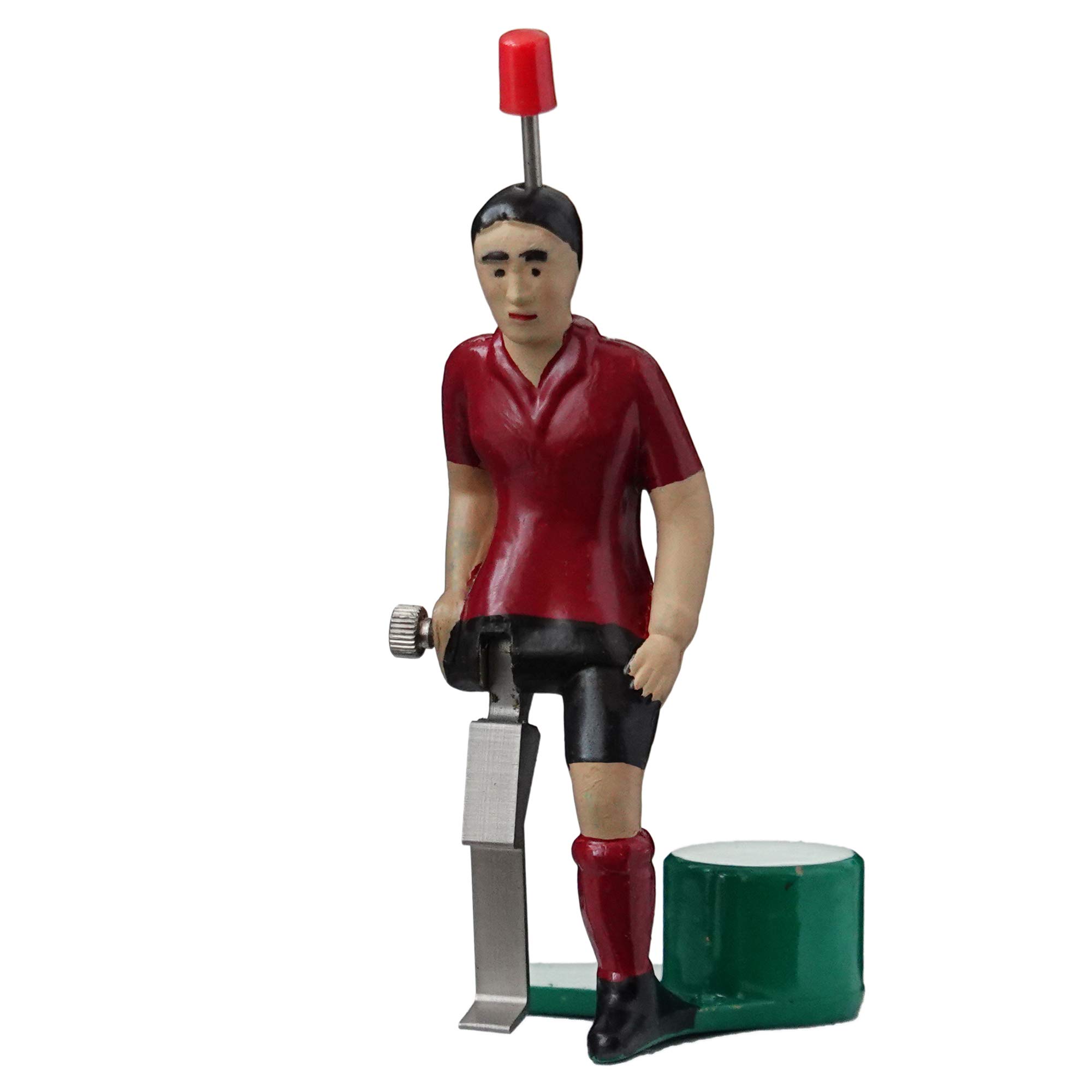 tipp-kick-pro-kicker-turin-spielfigur-schwarz-edelstahl-profi image 7