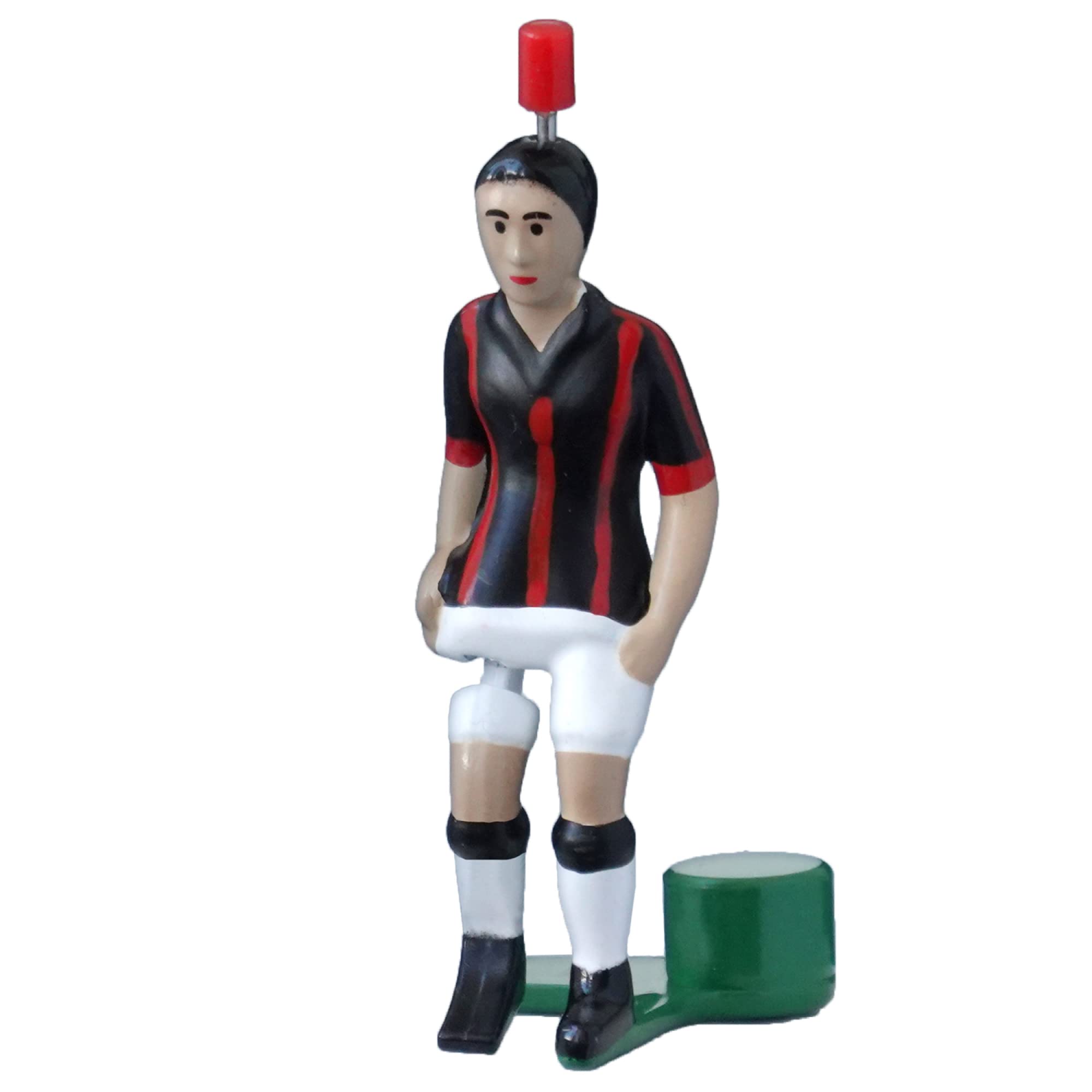 tipp-kick-top-kicker-spielfigur-milan-rot-schwarz image 1