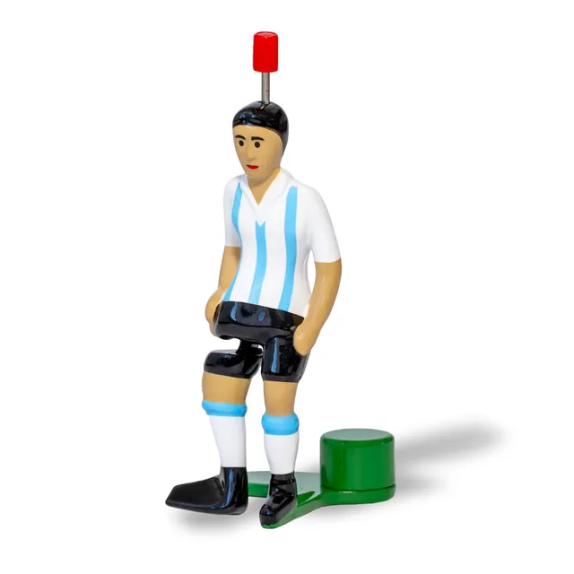 tipp-kick-star-kicker-argentinien-spielfigur-wei-blau-angewinkelter-fu image 1