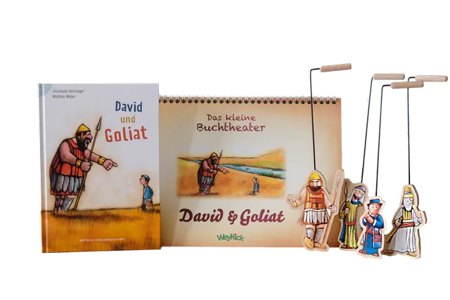 weykick-little-book-theatre-david-und-goliat-erg-nzungsset-buch-hardcover image 1