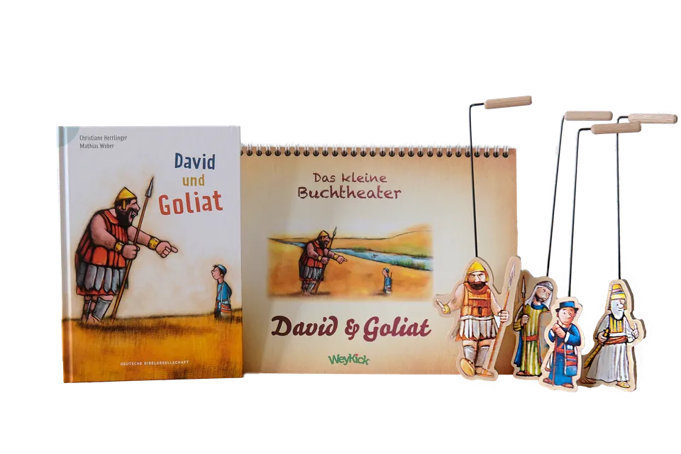weykick-little-book-theatre-david-und-goliat-erg-nzungsset-buch-hardcover image 1
